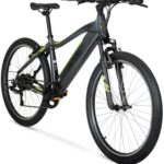 Hyper E-Ride Electric Mountain Bike for Adults 26 Inch. 250w, 36v Battery, Mountain Ebike with Shimano 6-Speed with Front Dual Shock Absorber. Electric Bicycle for Adults.